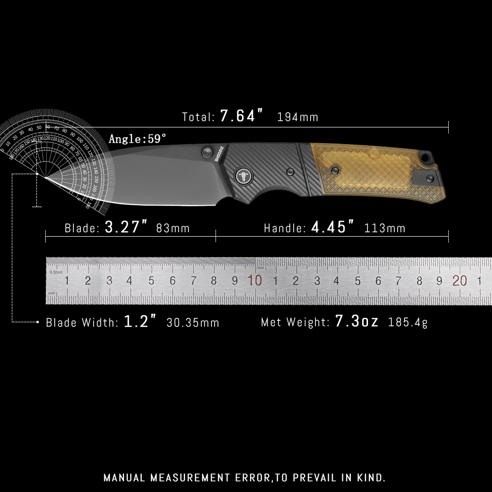 Shooziz XUN125, складной карма – обзор и цена Edc Carry Knife