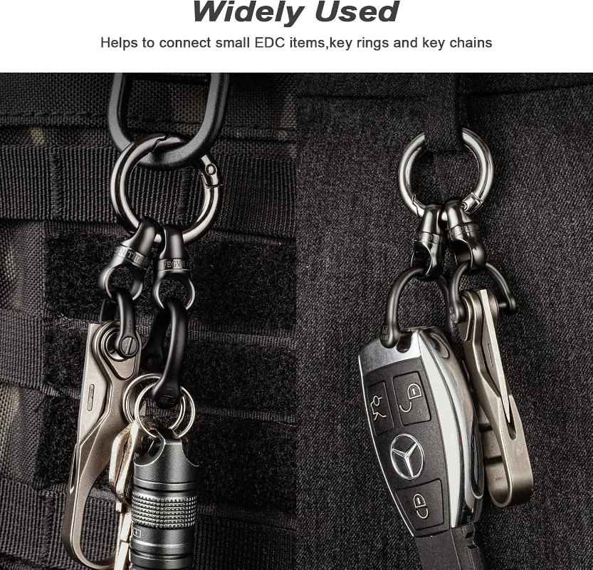 Титановый брелок с круглым кар – обзор и цена Edc Carry Clip
